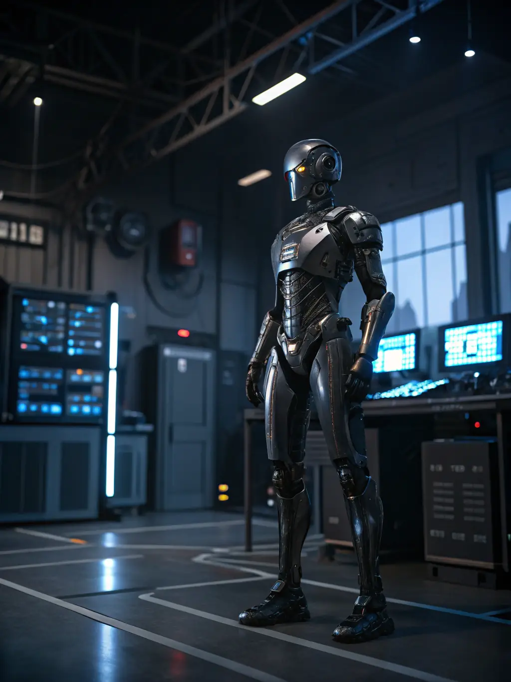 A visually striking image representing artificial intelligence, possibly a neural network or a futuristic robot, used in the context of the 'AI' blog category on gotomypc.
